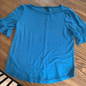Ann Taylor ruffle sleeve